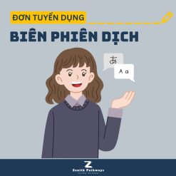 Nhân viên phiên dịch quản lý thực tập sinh
